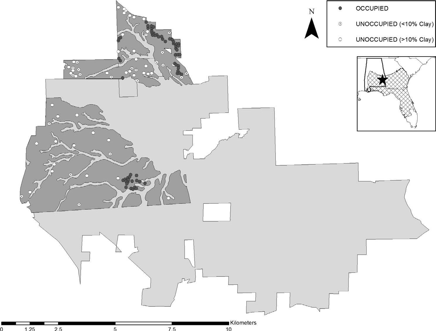 Interactions of Soil and Vegetation Determine Habitat for Southeastern ...