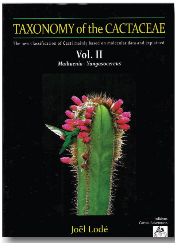 Taxonomy of the Cactaceae