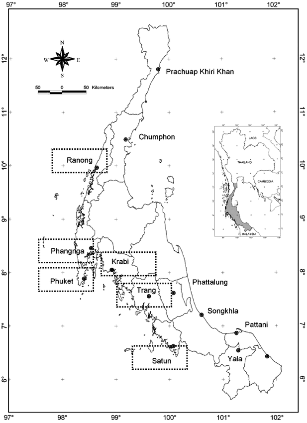 Erosion And Deposition By The 04 Indian Ocean Tsunami In Phuket And Phang Nga Provinces Thailand