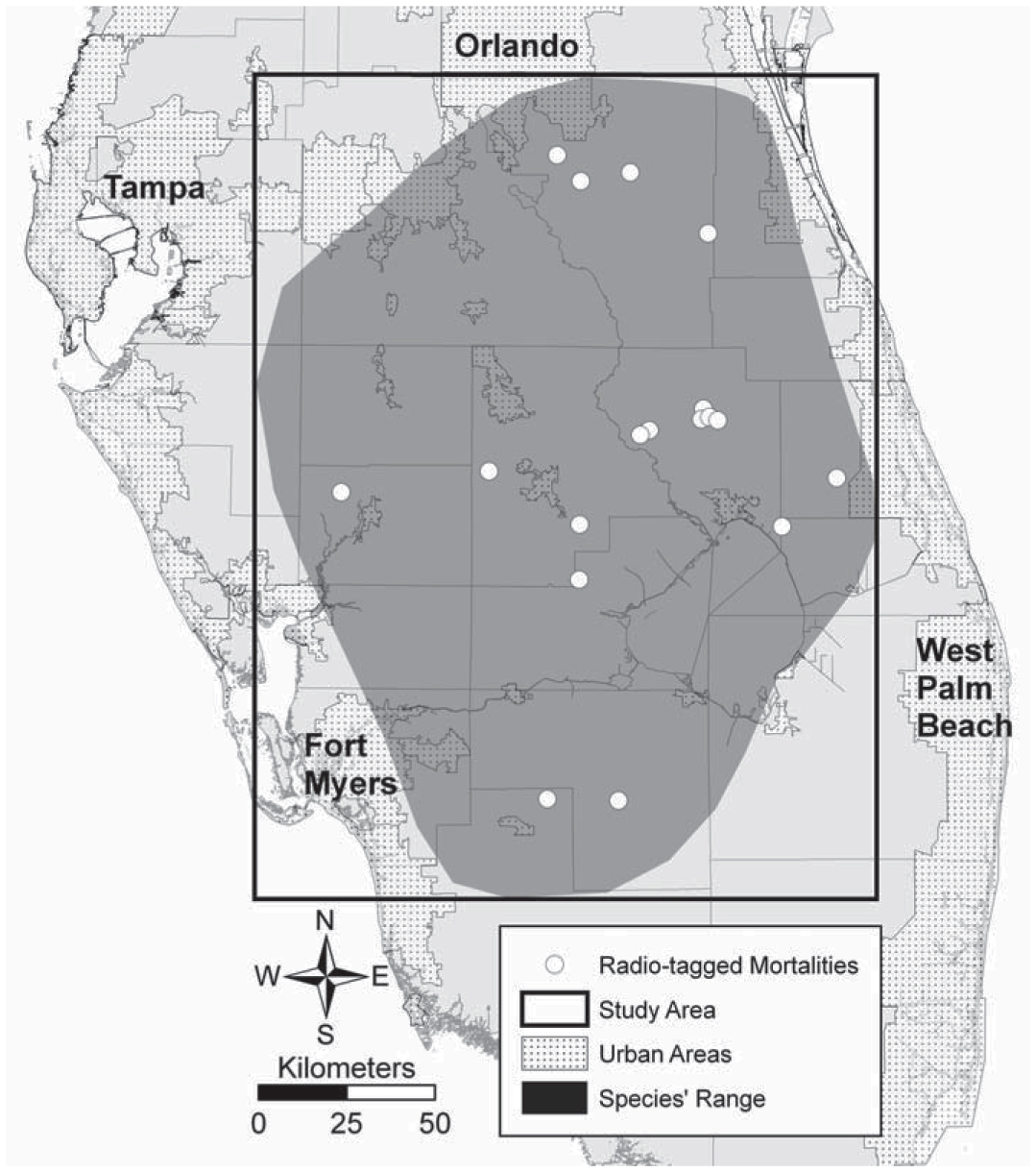 Within-Year Survival of Nonbreeding Crested Caracaras