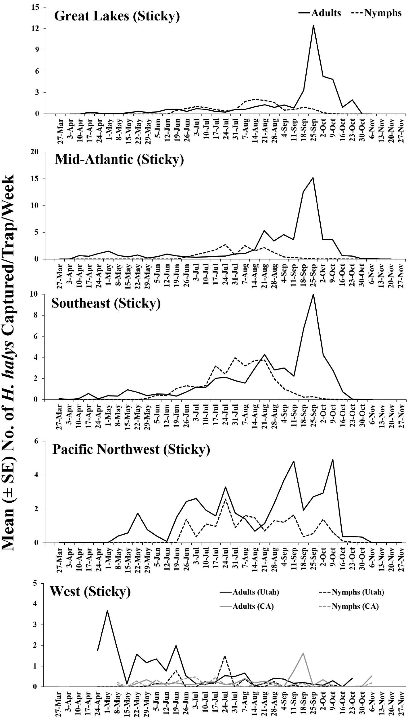 Large-Scale Study Points to Simpler Trap for Monitoring Brown Marmorated  Stink Bugs