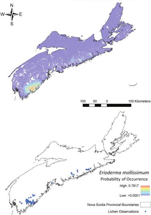 Factors Influencing the Distributions of Two Endangered Lichens in Nova ...