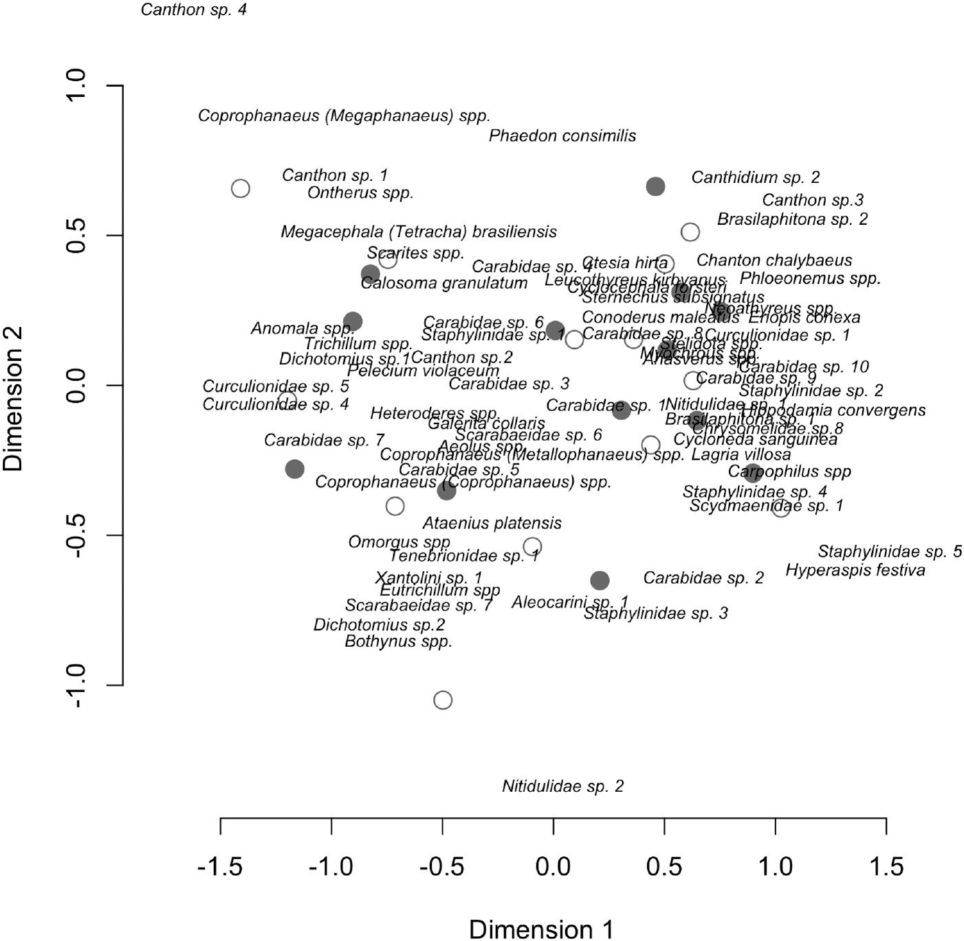 Species Richness And Community Composition Of Ants And Beetles In Bt And Non Bt Maize Fields