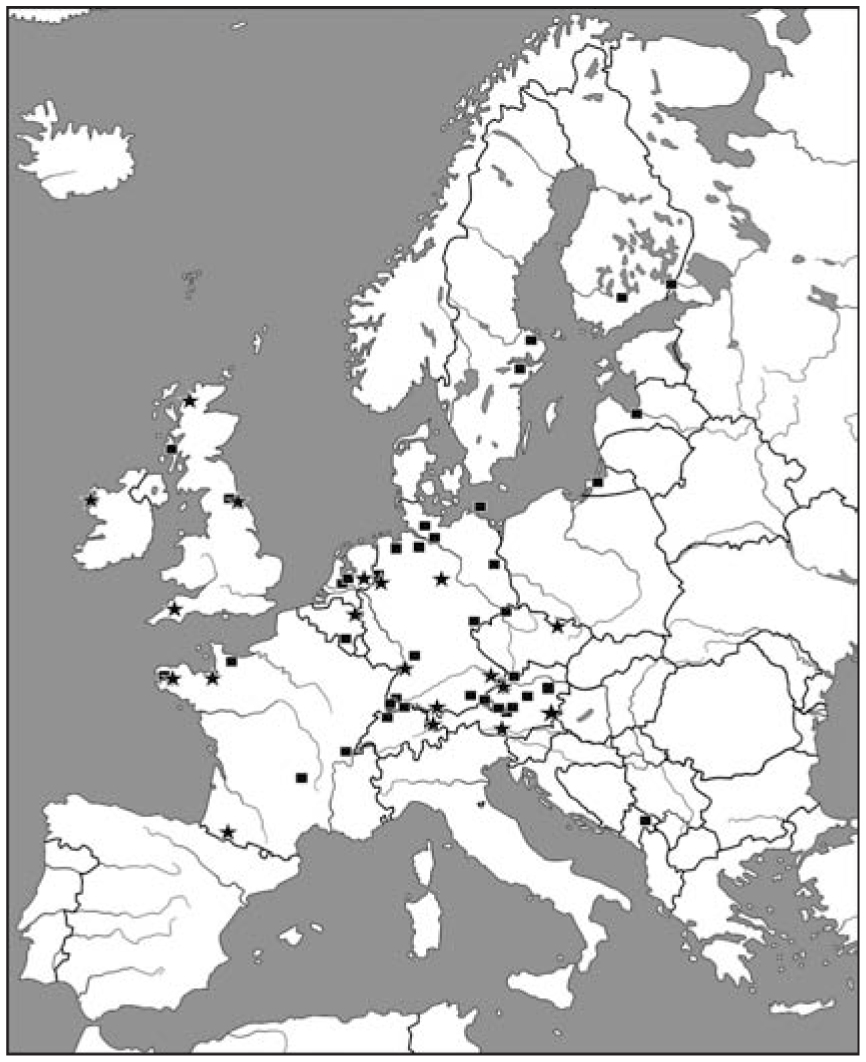 Recognition Of Four Morphologically Distinct Species In The Graphis Scripta Complex In Europe