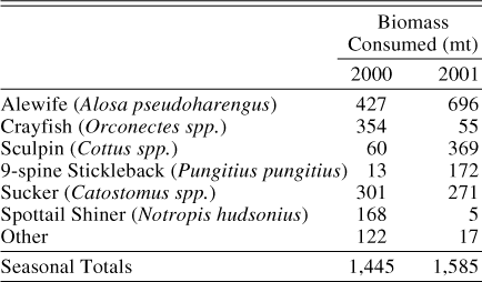 Bioenergetics And Prey Consumption Of Breeding Double Crested Cormorants In The Beaver Archipelago Northern Lake Michigan