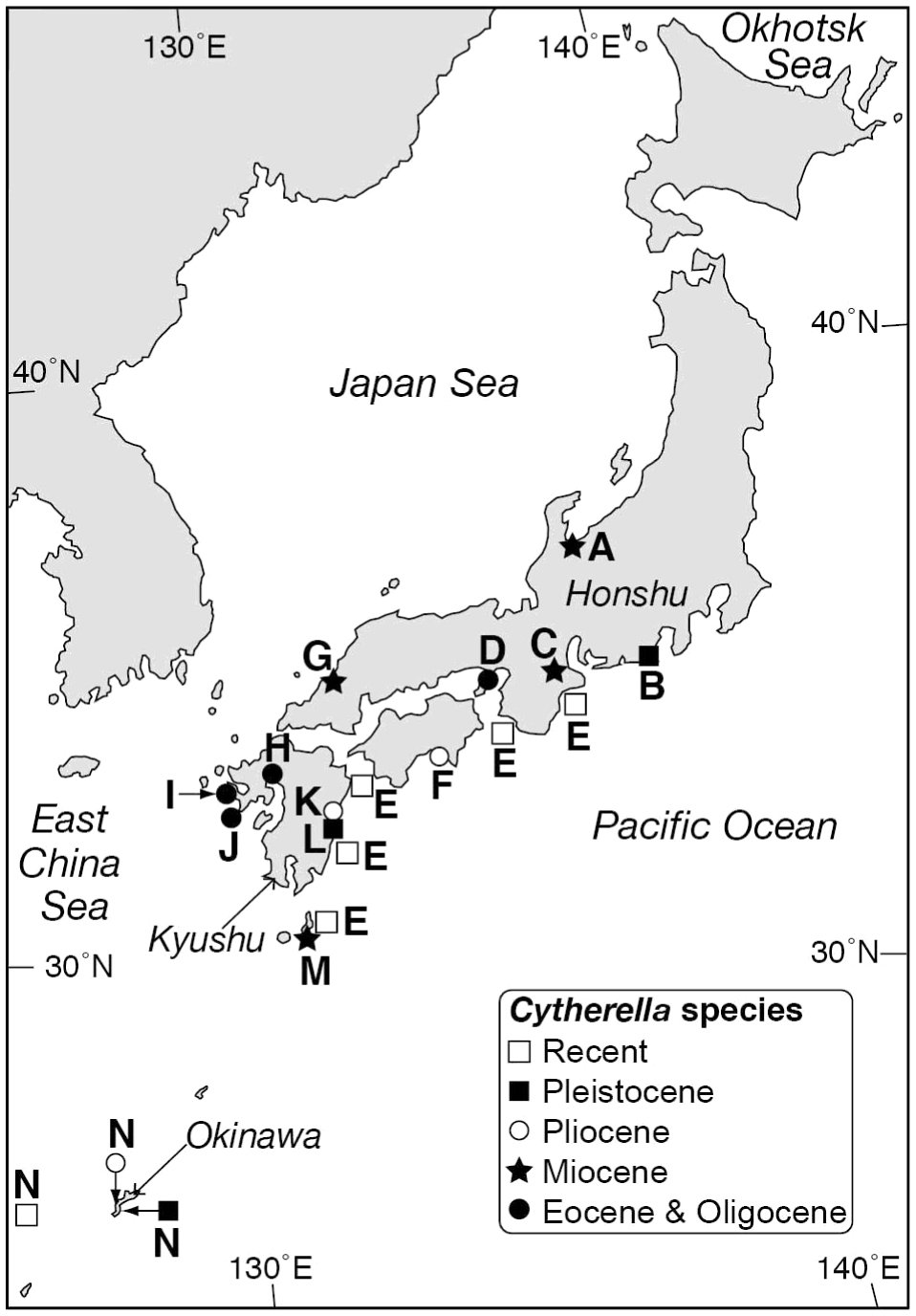 Early to Middle Miocene Ostracods from the Yatsuo Group, Central Japan:  Significance for the Bathyal Fauna between Japan Sea and Northwest Pacific  Ocean During the Back-Arc Spreading