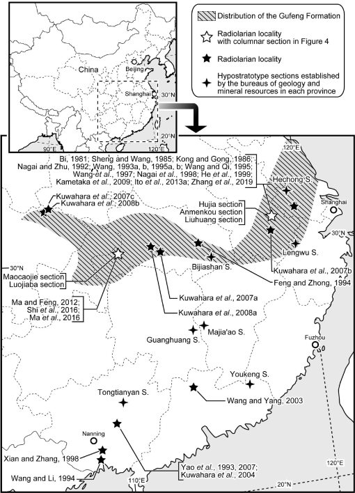 The Guadalupian Permian Gufeng Formation On The North - 