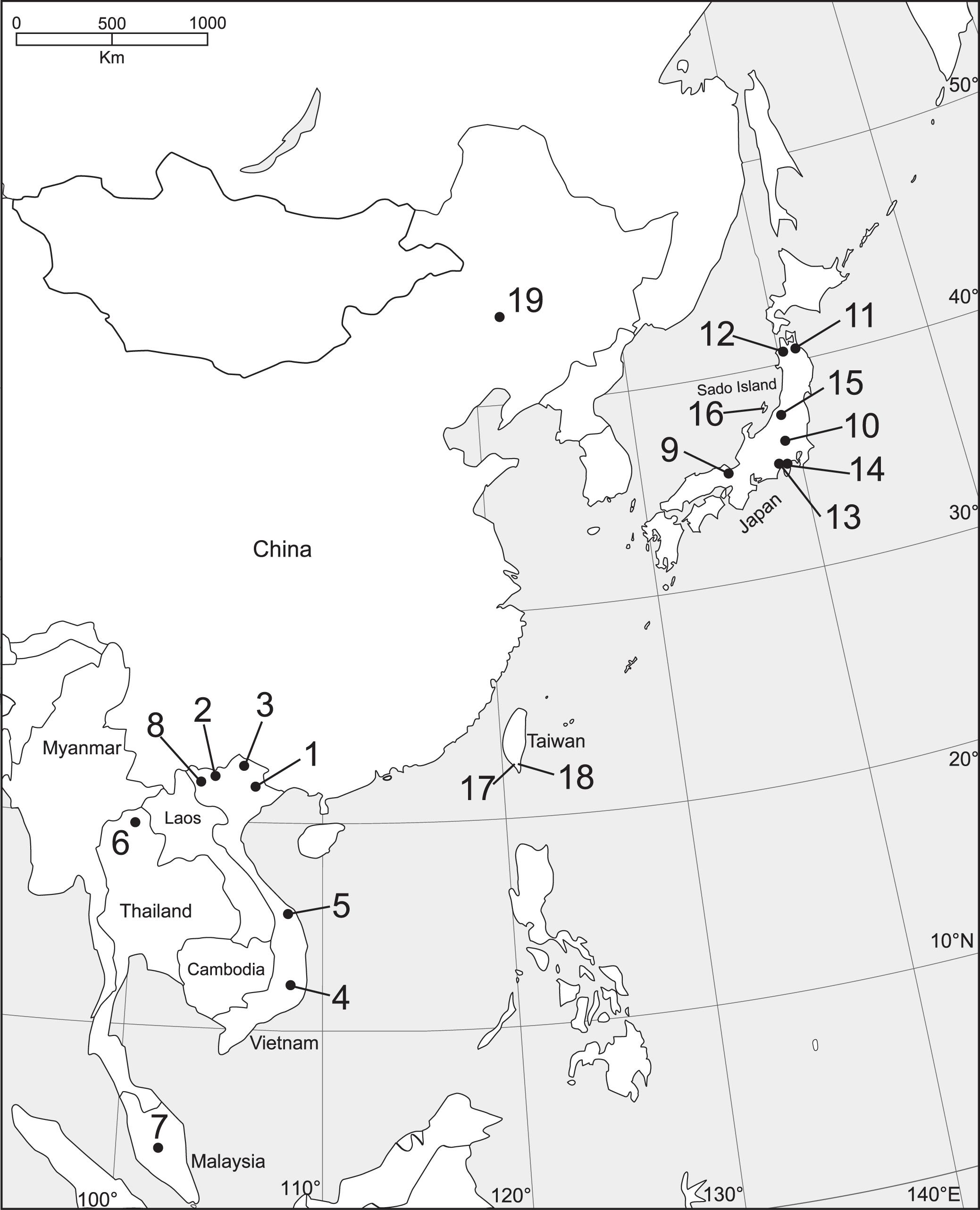 Molecular phylogeny of East and Southeast Asian fossorial moles ...
