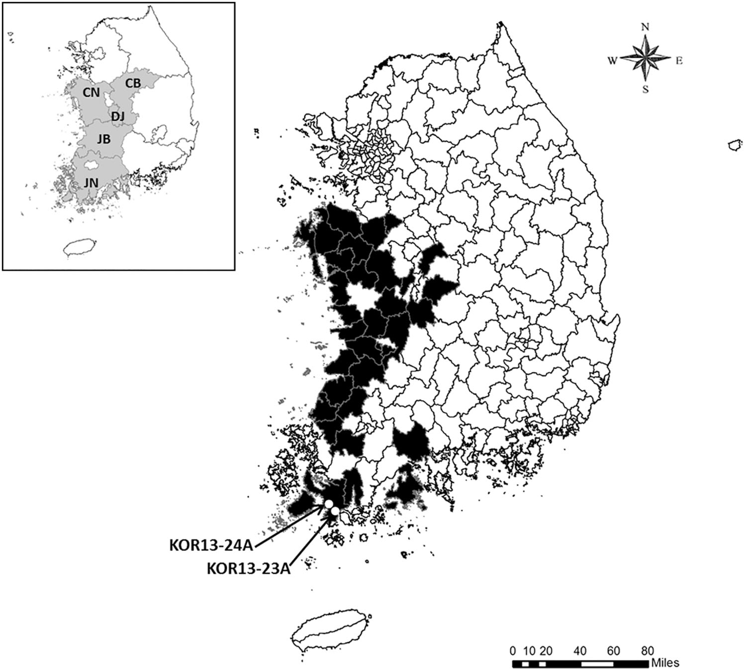Francisella Like Endosymbiont Detected In Haemaphysalis Ticks Acari Ixodidae From The Republic Of Korea