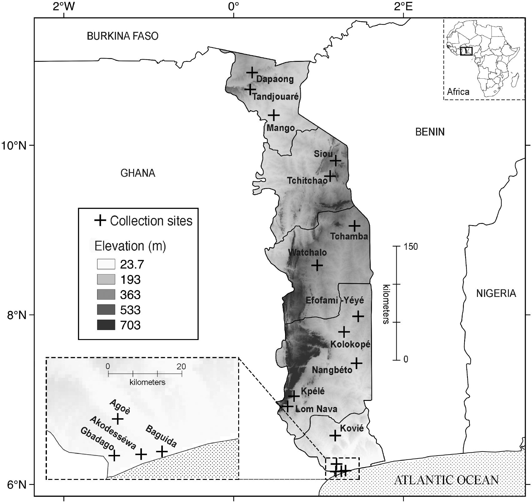 Potential Roles Of Environmental And Socio Economic Factors In The Distribution Of Insecticide Resistance In Anopheles Gambiae Sensu Lato Culicidae Diptera Across Togo West Africa