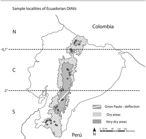 Biogeographic Barriers In The Andes Is The Amotape Huancabamba Zone A Dispersal Barrier For Dry Forest Plants 1