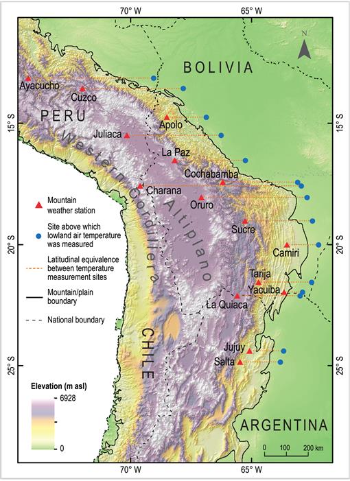 The Mass Elevation Effect of the Central Andes and Its Implications for ...