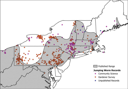 Public Reporting and Perception of Invasive Pheretimoid “Jumping Worms ...