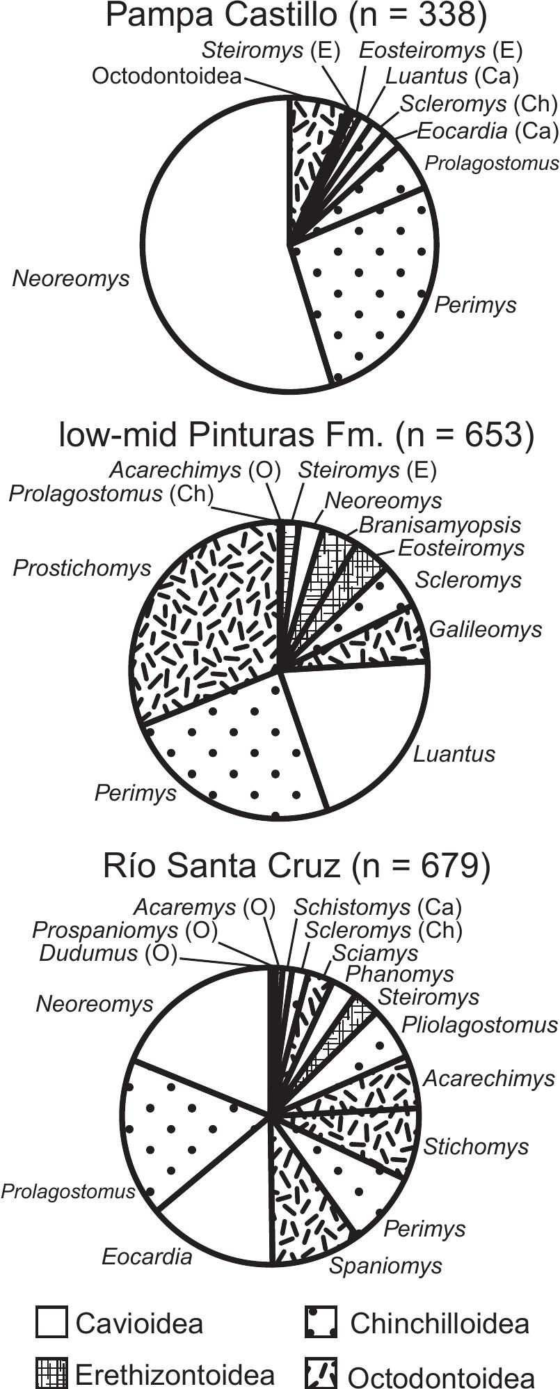 Cavioids, Chinchilloids, and Erethizontoids (Hystricognathi, Rodentia,  Mammalia) of the Early Miocene Pampa Castillo Fauna, Chile