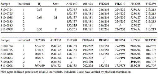 individual tree heterozygosity genodive