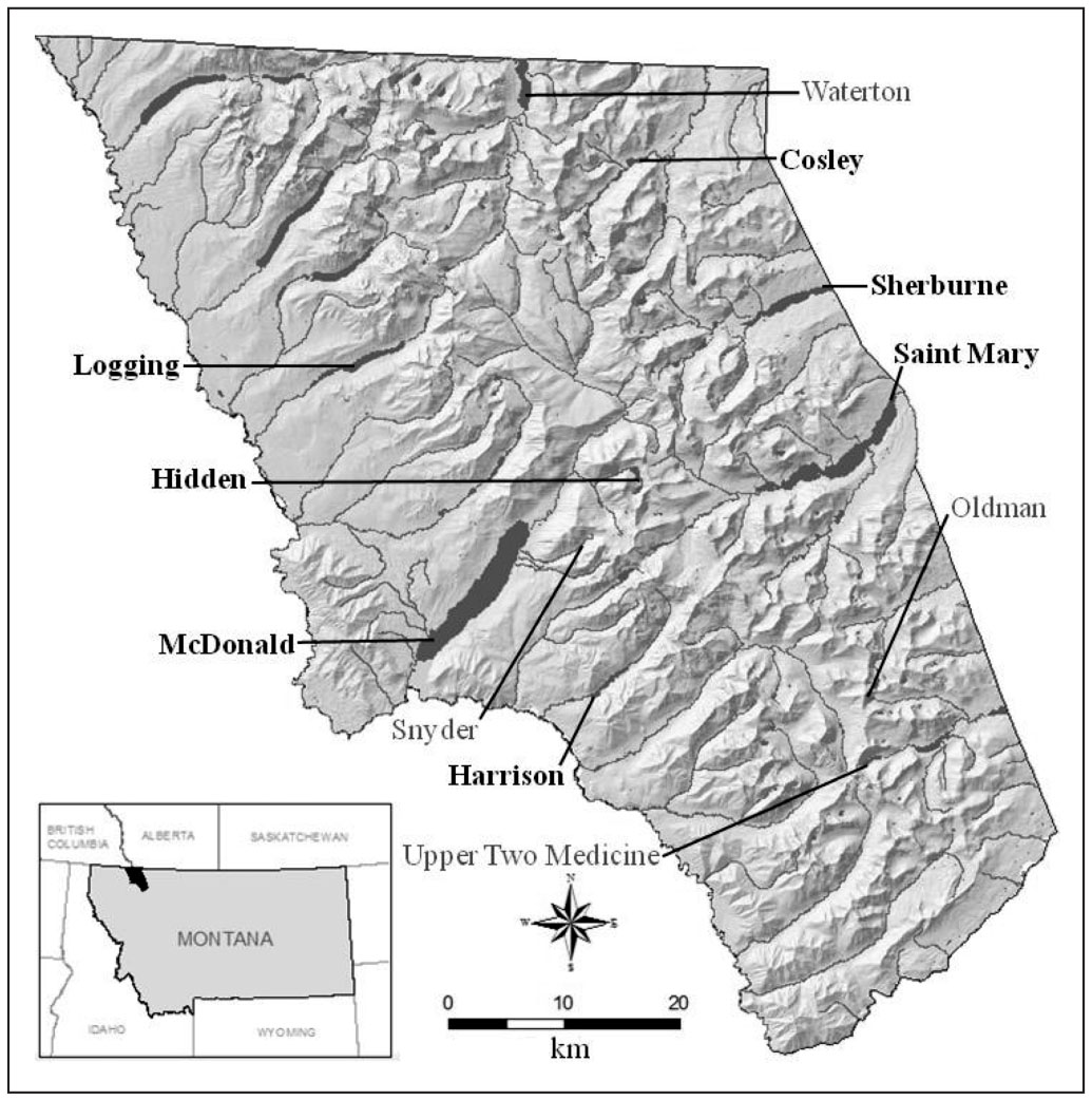 Mercury Hazard Assessment For Piscivorous Wildlife In Glacier