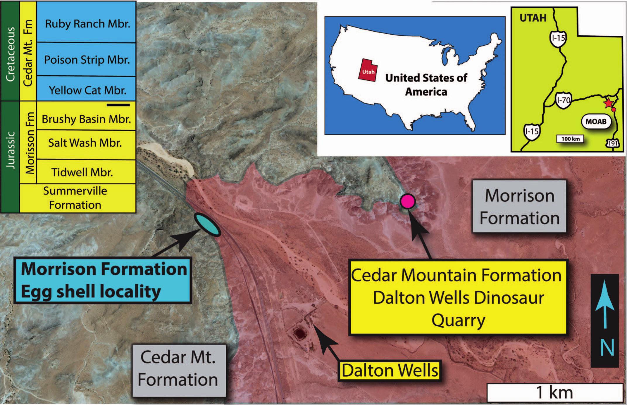 morrison formation fossils maps
