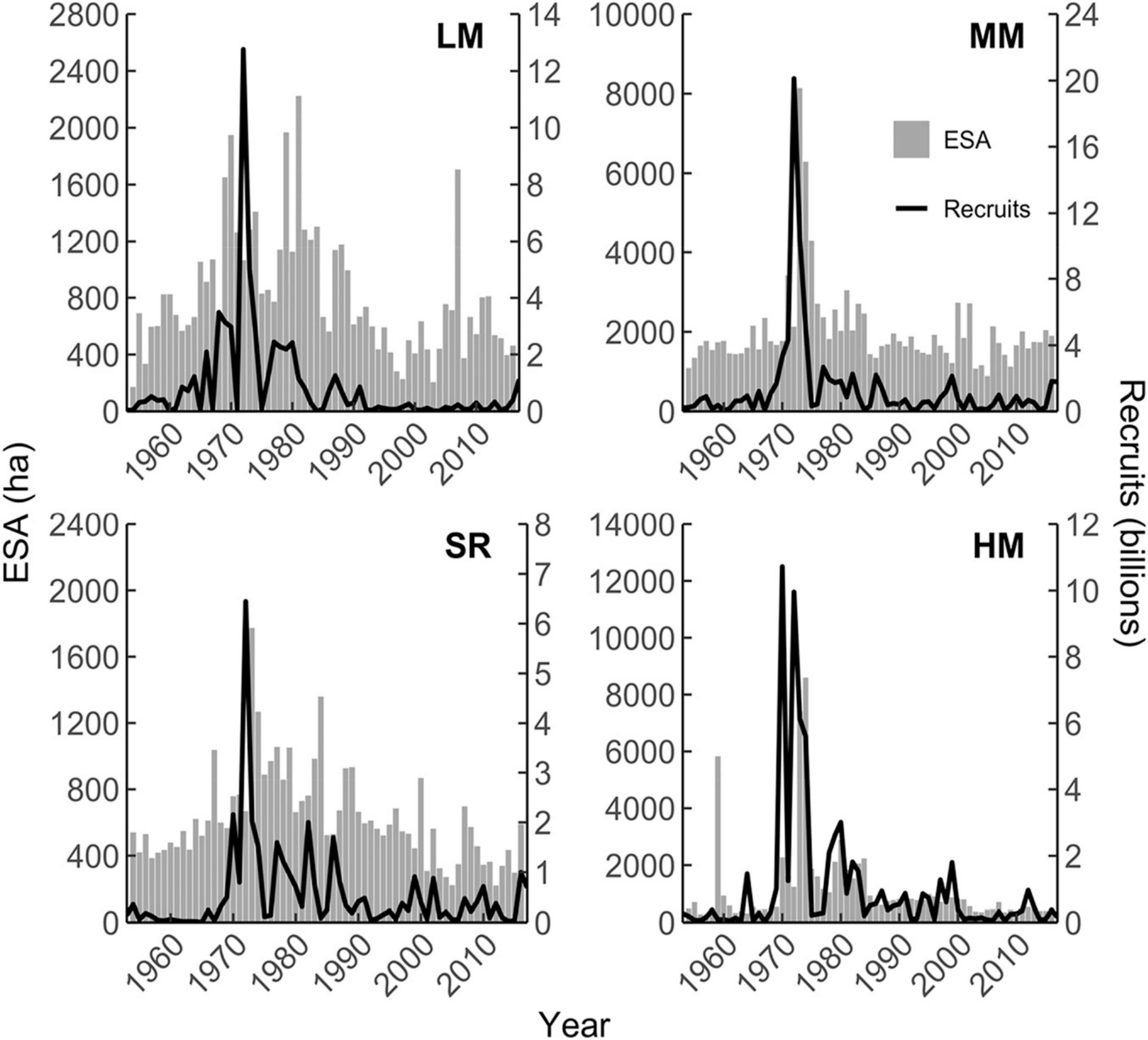 Novel Shell Stock Recruitment Models For Crassostrea Virginica As A Function Of Regional Shell Effective Surface Area A Missing Link For Sustainable Management