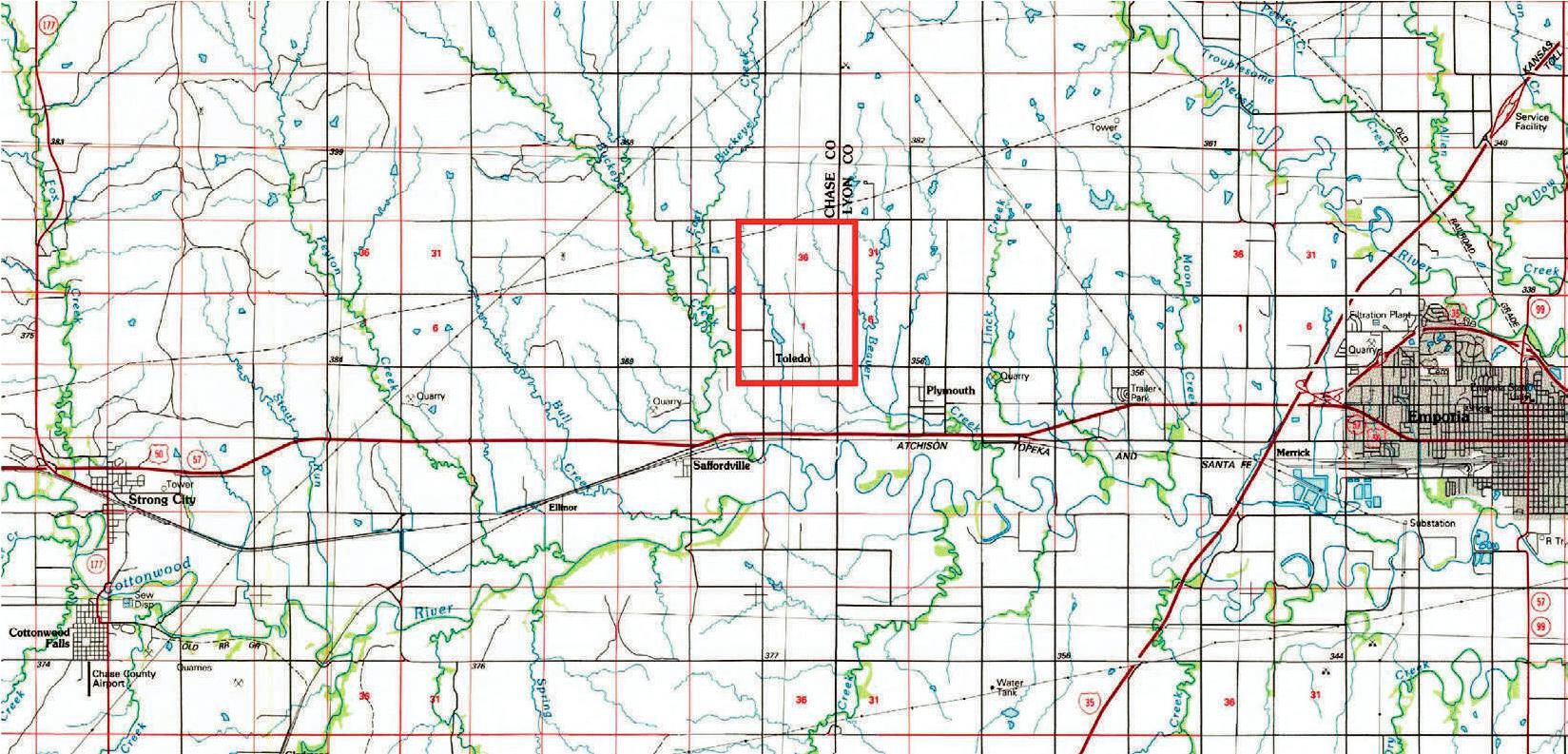 High-Terrace Chert-Gravel Deposits in the Toledo Vicinity, Chase County ...