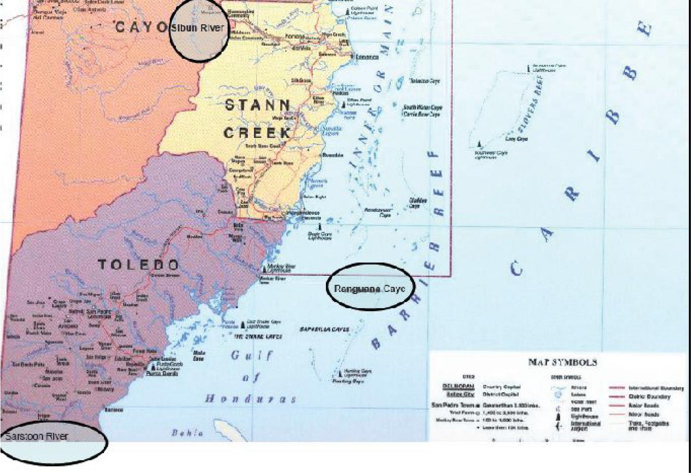 Belize Guatemala Territorial Dispute And Its Implications For Conservation   10.1177 194008290900200104 Fig1 