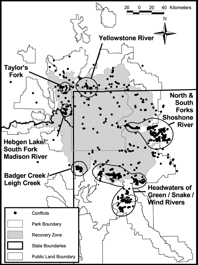 Grizzly bear–human conflicts in the Greater Yellowstone ecosystem, 1992 ...