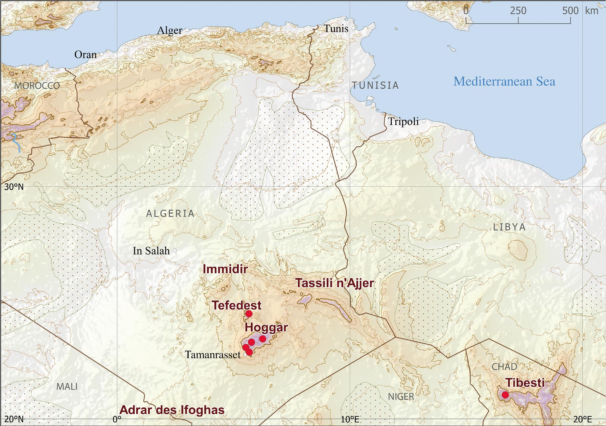 Algérie: du Hoggar à la Tefedest