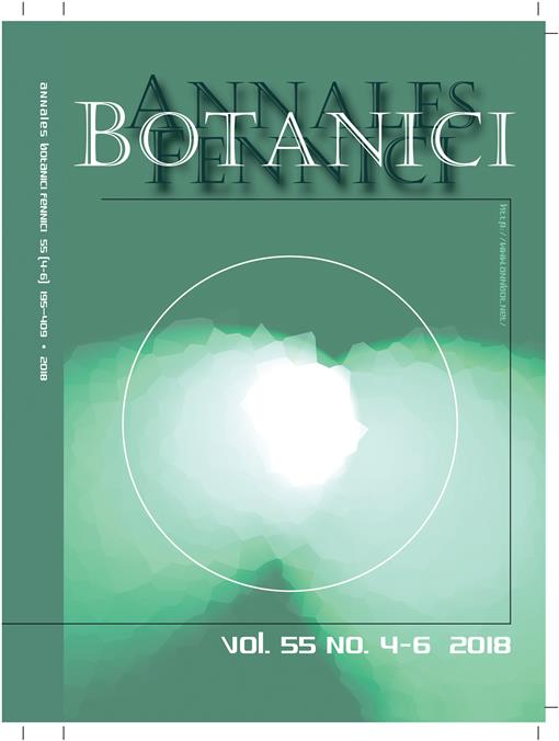 Volume 55 Issue 4 6 Annales Botanici Fennici