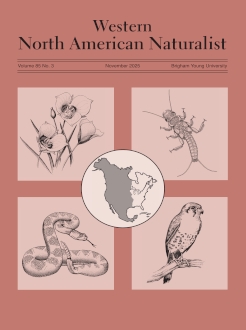 Volume 85 Issue 3 | Western North American Naturalist