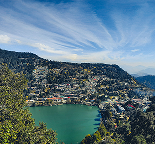 View of Nainital, Uttarakhand, India