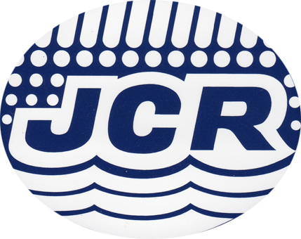 The blue and white JCR logo.
