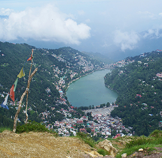 A lake in Uttarakhand, India.