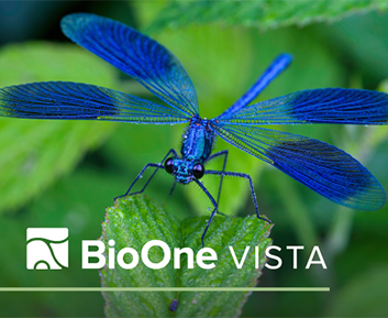 BioOne Vista. A banded demoiselle on a leaf.